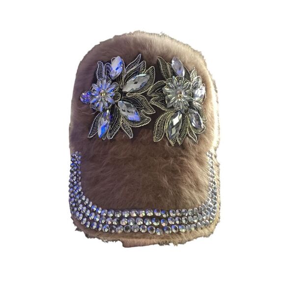 Bling Fur Hat / Cap - Picture 1 of 5